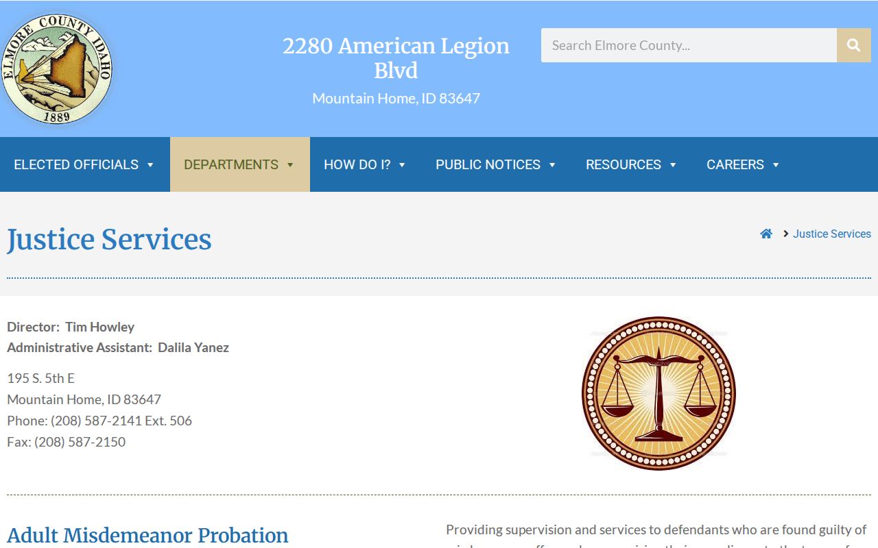 Elmore County criminal court Adult Drug and DUI Court